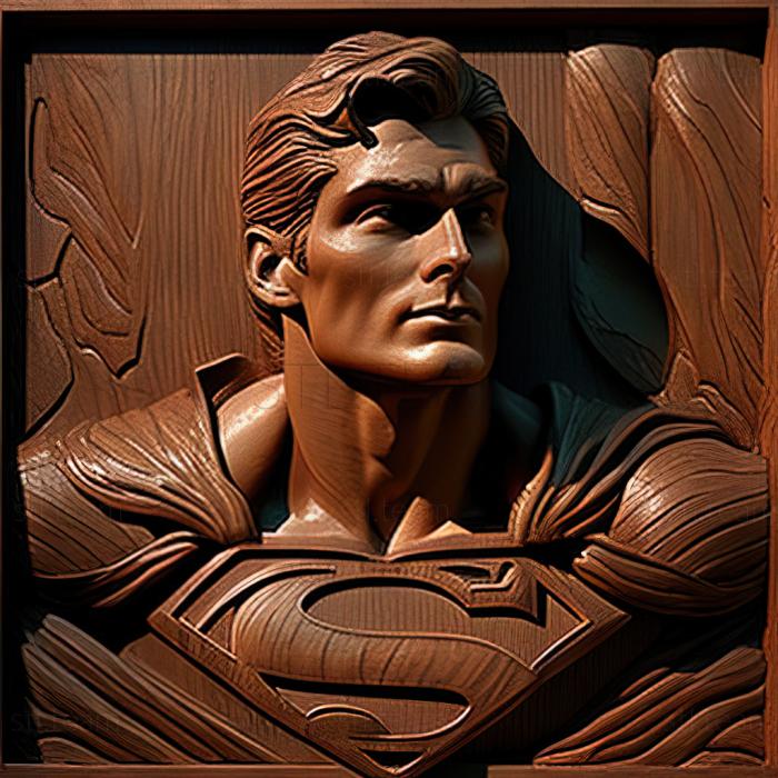 3D модель Супермен СуперменКристофер Рив (STL)